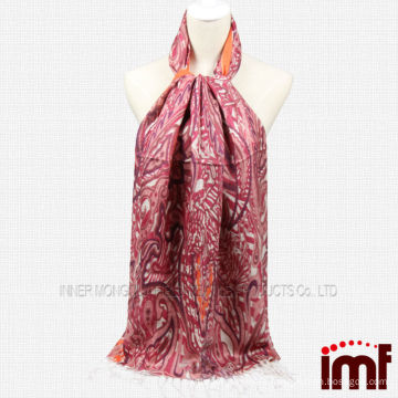 Lady 2014 New Style Paisley Print Modal Cashmere Blended Stole Scarf